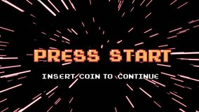 PRESS START INSERT A COIN TO CONTINUE .pixel art .8 bit game.retro game. for game assets	
 - Powered by Shutterstock - Get 15% off with code: PIKWIZARD15