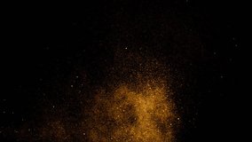 Multicolored abstract glitter particles 4K. Shimmering Particles Falling glitter with glare on a bokeh background. Titles in awards, music, wedding, anniversary, party, and presentation backdrops.	 - Powered by Shutterstock - Get 15% off with code: PIKWIZARD15