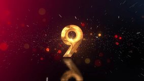 10 Secs Countdown Timer Happy New Year. Golden 10 Count down New year animation - Golden 2025 Happy new year greeting - Happy 2025 New year - TEN countdown - Powered by Shutterstock - Get 15% off with code: PIKWIZARD15