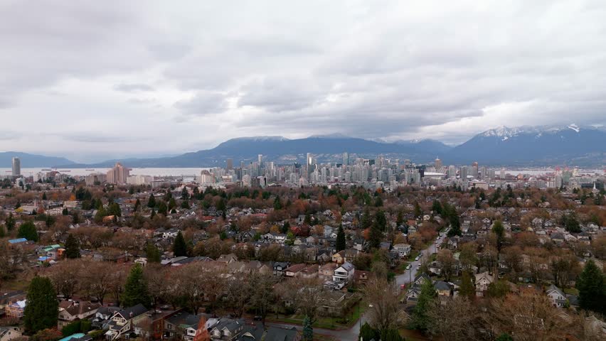 Breathtaking drone footage of Vancouver showing its mix of urban and natural beauty.