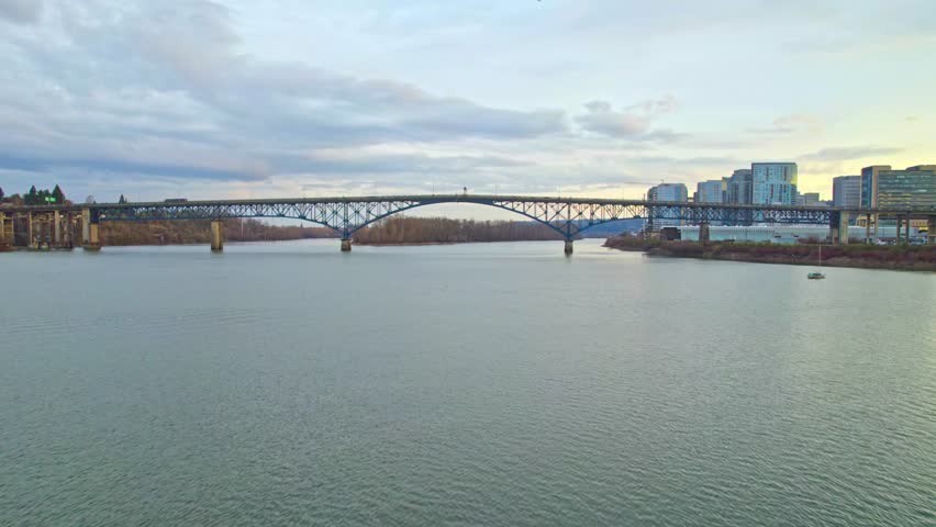 Portland, Oregon, USA, beautiful sunset, Pacific Northwest