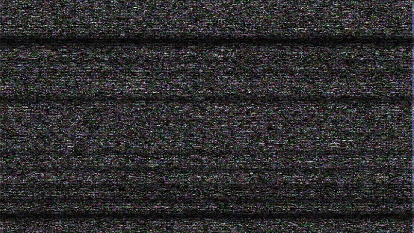 Old Television with no signal - TV Static