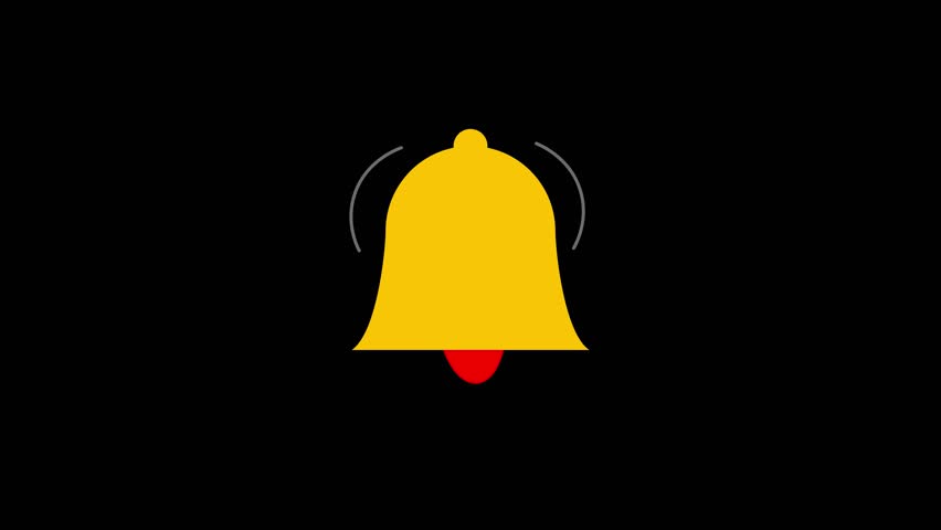 Subscription bell icon, symbolizing notifications, alerts, and subscription services in a clean, modern design.