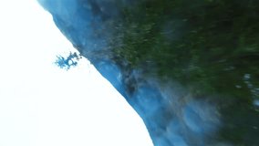 FPV Drone flies close to Krimml Waterfall near Salzburg in Austria. - Powered by Shutterstock - Get 15% off with code: PIKWIZARD15