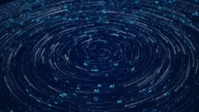 Digital Futuristic energy soft flow Eye Iris Connections, Abstract Iris explosion Molecule structure background. fiber optic lines Digital sphere tunnel. Wave wire frame Moving Lines. 3D Illustration - Powered by Shutterstock - Get 15% off with code: PIKWIZARD15