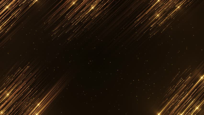 Award ceremony stage party stage glitter animation. stars, lights 4K 3D particles. Luxury light streak. Particle, luxury awards ceremony background, Oscar awards performance. movies. 3D Illustration