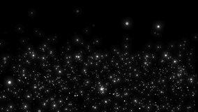 Shining Rising glitter Twinkling Luxury stars glitters Dust particles motion graphics background. Sparkling particles spin in air. magic stardust shimmering galaxy floor. Oscar award. 3D Illustration - Powered by Shutterstock - Get 15% off with code: PIKWIZARD15