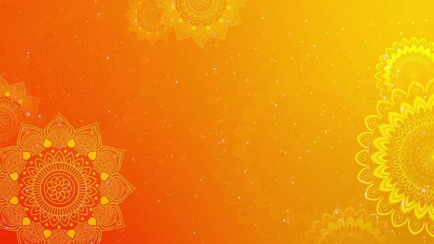 4K Luxury Light festival background. invitation traditional Indian lights Hindu celebration holiday. Dussehra, Ganesh Chaturthi, Durga puja, New year, Indian festival, Yoga, Wedding. 3D Illustration