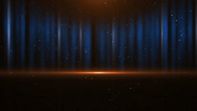 Glowing line with lighting effect sparkle on spotlight lines and glitter texture for award ceremony black background. for Presentations, Award Ceremony Events, and Technology. 3D Illustration - Powered by Shutterstock - Get 15% off with code: PIKWIZARD15