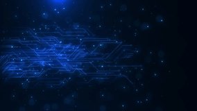 Networking Technology Circuit Board Abstract Lines Communication innovation Background. AI artificial intelligence deep machine learning concept. Processor chip, tech environment. 3D Illustration - Powered by Shutterstock - Get 15% off with code: PIKWIZARD15