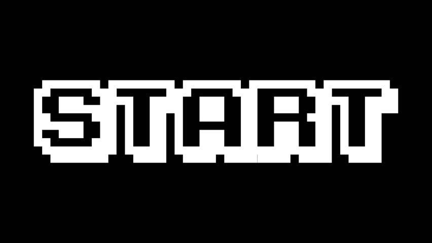 Countdown three, two, one or 3, 2, 1 and start, graphic animation. White. Alpha channel. Transparent background motion design. 4K resolution