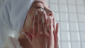 Experience a Refreshing Skincare Routine by using a highquality Face Cleanser for best results - Powered by Shutterstock - Get 15% off with code: PIKWIZARD15