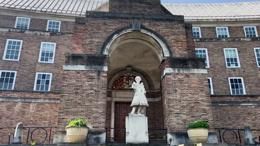 Statue in front of the Bristol City Council