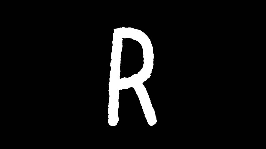 The capital letters of the alphabet, shimmering and swaying. Cute and fun letters. Alpha Channel.