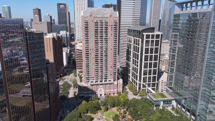 High rise Buildings and skyline in Houston, Texas, USA