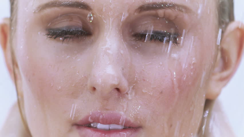 Young Woman Taking A Shower Stock Footage Video 100 Royaltyfree