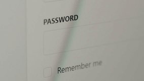 Entering the password on a computer's login page. Password Entry. Someone entering their password on a computer screen. Log in to your account. - Powered by Shutterstock - Get 15% off with code: PIKWIZARD15