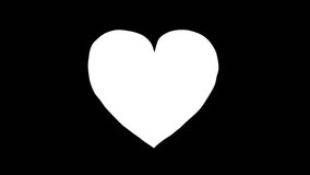 Funky Style Heart Shape Speech Bubble Animation. Abstract Comic Book Retro Style Halftone 2d Cartoon Animation. Hearts Shape Shaking Speech Text Comic Book Animation,heart Shape Text Bubble Animated - Powered by Shutterstock - Get 15% off with code: PIKWIZARD15