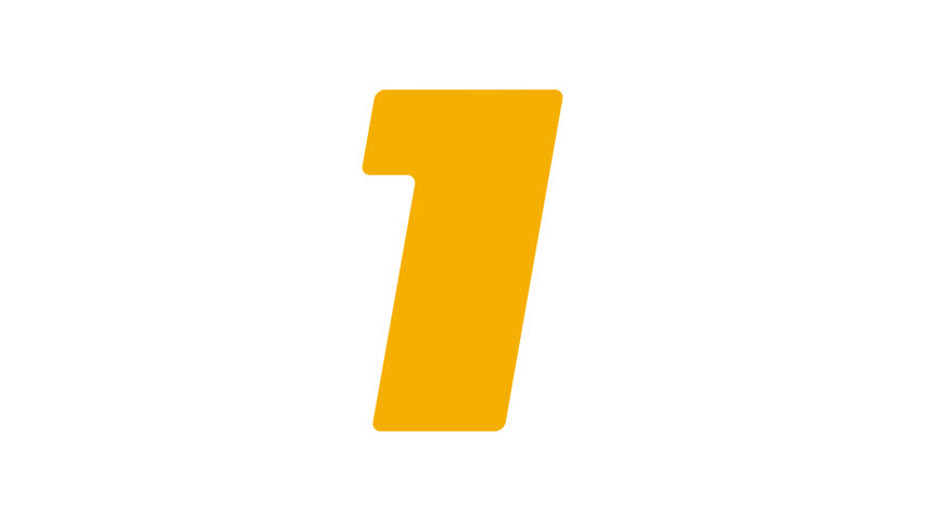Countdown three, two, one or 3 2 1, graphic animation. Gold. Alpha channel. Transparent background motion design. 4K resolution
