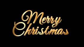 Merry Christmas Handwritten golden lettering shining with a magical glow, perfect for celebrating Christmas and new year party - Powered by Shutterstock - Get 15% off with code: PIKWIZARD15