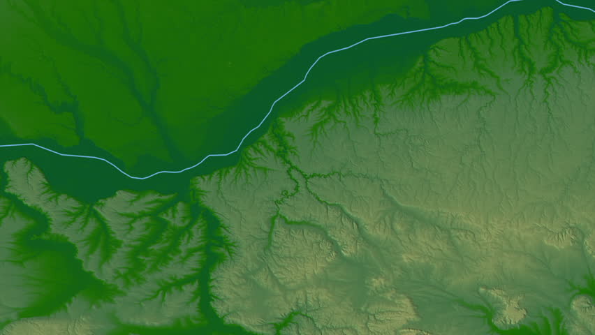 Ruse - province of Bulgaria, extruded. Physical