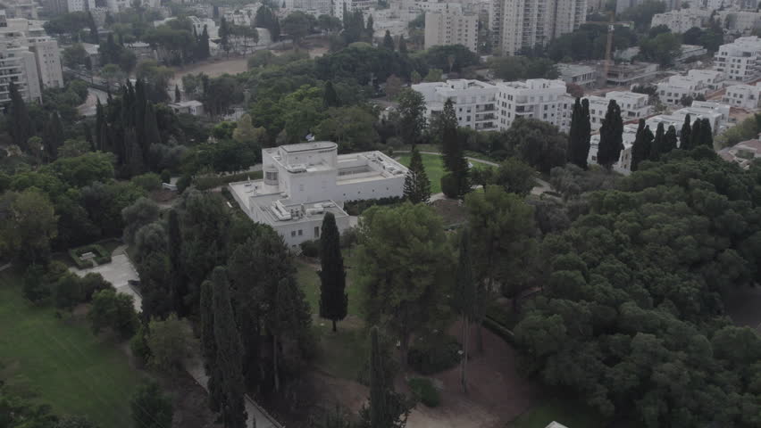 RAW File - The first President of the House of Israel, Chaim Weizmann - in the city of Rehovot - At the top of a lofty hill surrounded by a garden, stands this large inspiring house