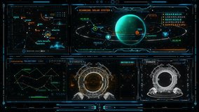 Stargate Portal HUD FUI Interface Screen Display - Loop - Overlay Graphic Element - Powered by Shutterstock - Get 15% off with code: PIKWIZARD15