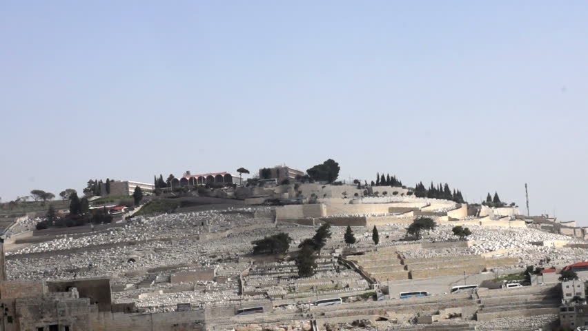 Mount of olives in east jerusalem