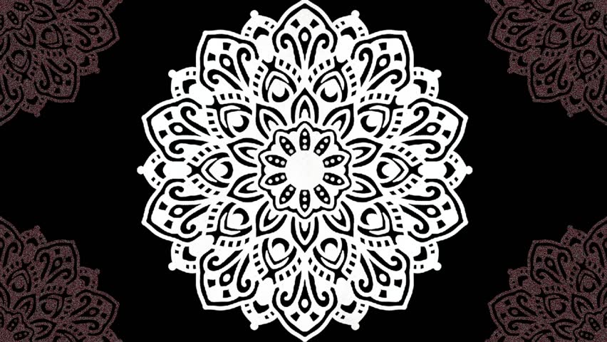 Mandala bcakground video. Mandala hd video. Mandala rotation video.