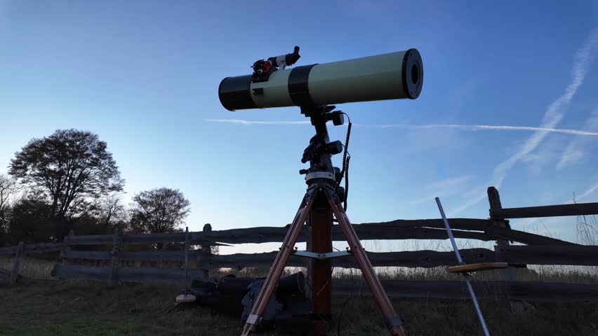 Amateur astronomy telescope for observing stars, planets and other celestial bodies.	
