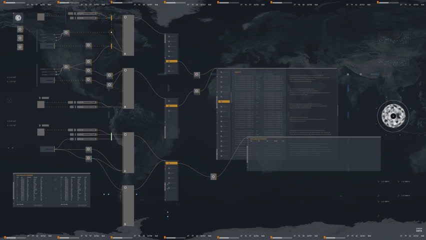 Accessing Software Interface Of Digital Spy Database For Secret Data Analysis. Futuristic Code In Spy Database Interface. Connecting Databases To Spy Computer Program Interface. Information. Network