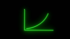 Animated Financial Growth Graph. Illustration of incredible financial growth, a stock market boom or an impressive increase of business sales. Blowing ... - Powered by Shutterstock - Get 15% off with code: PIKWIZARD15