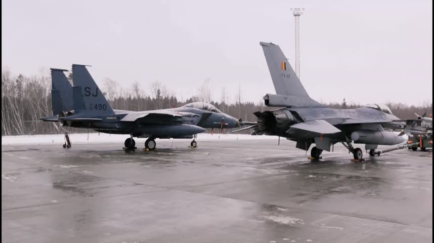 The US Air Force has dispatched six F-15E Strike Eagles to bolster NATO’s Baltic Air Policing mission.
Date Taken: 01.02.2022
Location:	EE