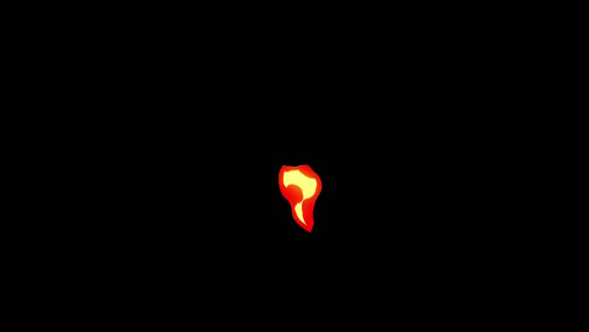 Comic Animation Element with Fire Element featuring fire shots that produce red Mist on transparent background.
