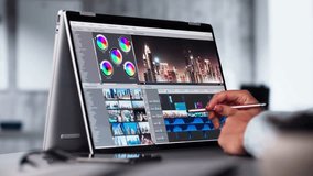 Video Editor Or Designer Using Editing Software Tech On Computer - Powered by Shutterstock - Get 15% off with code: PIKWIZARD15