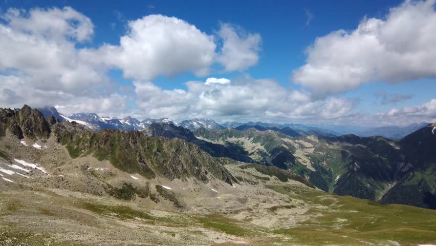 beautiful landscape nature clouds mountains