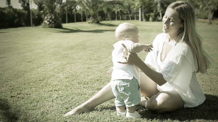 First steps of the child