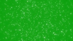 Glitter sparkle animated green screen, 3D Animation, Ultra High Definition, 4k video. White shining dust light. Bokeh light lights effect background. Concept: Christmas, party, celebrate, birthday - Powered by Shutterstock - Get 15% off with code: PIKWIZARD15