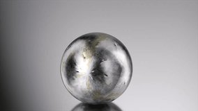 Metal sphere on white background. Computer generated - Powered by Shutterstock - Get 15% off with code: PIKWIZARD15