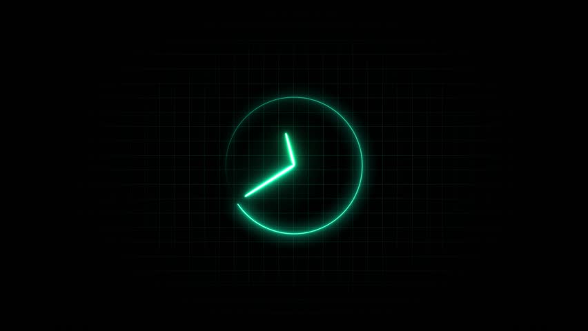 Glowing neon Clock icon ,Clock icon. watch timer, Glowing neon clock icon , - Powered by Shutterstock - Get 15% off with code: PIKWIZARD15