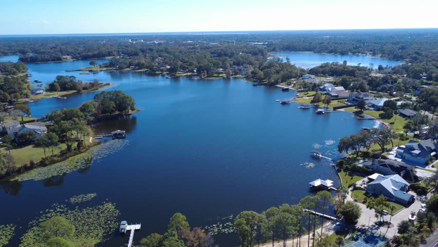 Lake Mary Lake View Footage From The Air