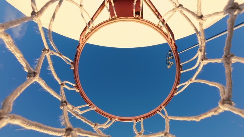 Slow Motion Captures The Basketball