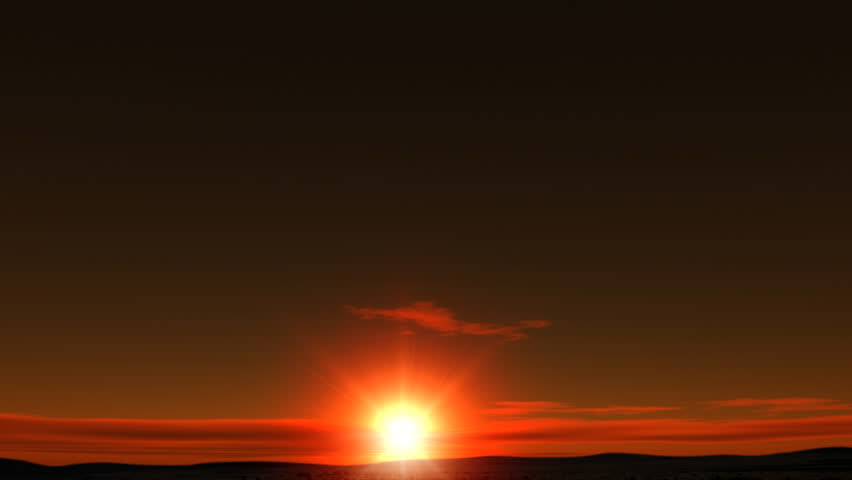Animated sunrise | Shutterstock HD Video #3668354