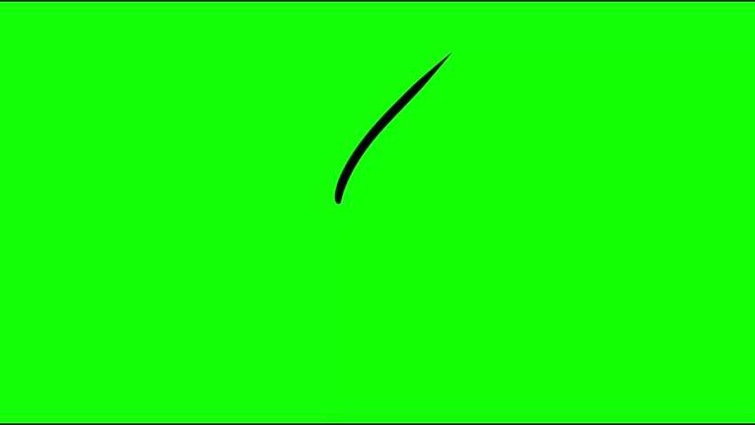 Hand-drawn heart cute shapes, kid style,heart colourful icons: wiggle animation, pencil crayon, rough chalk, arrows, stars, cloud, heart, sketching elements on a green screen