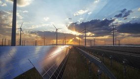 Alternative Energy Sources With Wind Mill And Solar Panel For Green Energy Production - Powered by Shutterstock - Get 15% off with code: PIKWIZARD15
