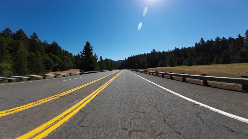 Oregon Mountain Forest Highway 04 Front View McLeod Driving Plates Northwest USA Ultra Wide