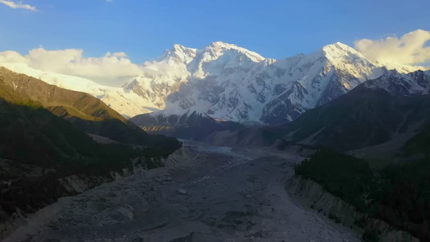 Nanga Parbat Mountain and Road 