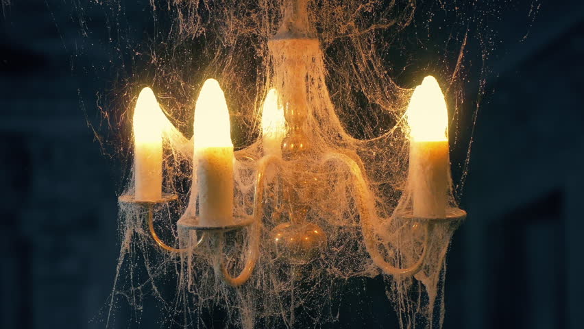 Old Chandelier Lights Flicker Paranormal Event
