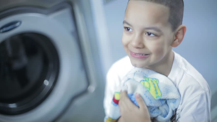 Handsome Spanish Little Boy Smiling Stock Footage Video