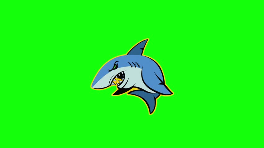 cartoon fish animation video. fish icon video.  